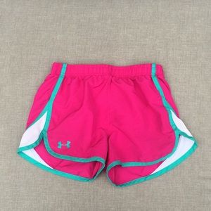 Under armor pink shorts